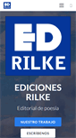 Mobile Screenshot of edicionesrilke.com